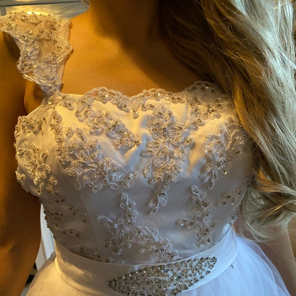 Custom-Made Beaded Wedding Dress - Picture 7 of 8